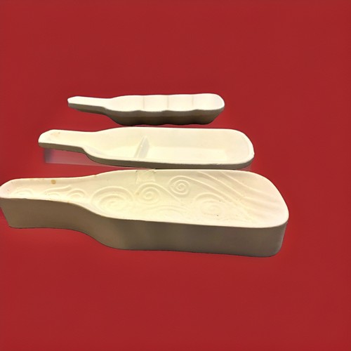 Glass bottle slumping molds